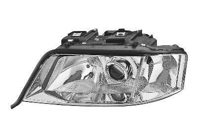 koplamp, Hella, H7+H1, links,-08/1999 Audi A6, 1997-2001