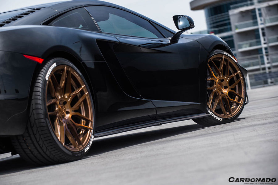 McLaren MP4 12C 650S RZS Style Carbon Fiber Zijskirts 2011-2015