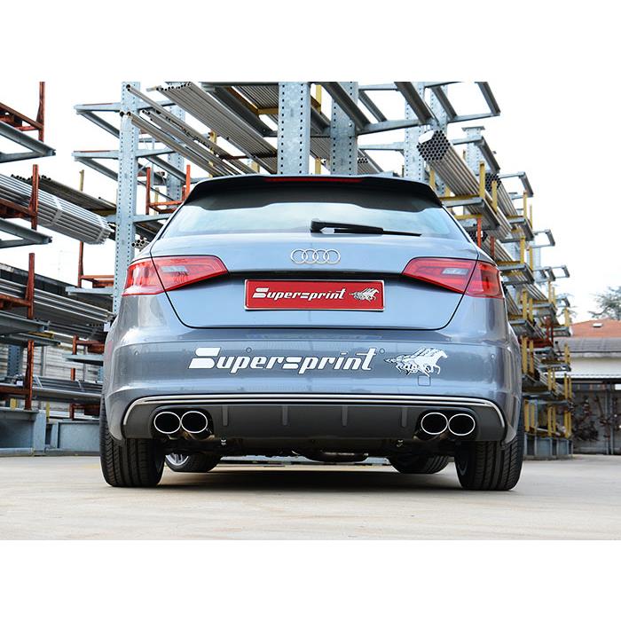 AUDI A3 8V Cabrio 1.6 TDI (110 Hp) 2013 Endpipe kit 100x75 Right + 100x75 Left