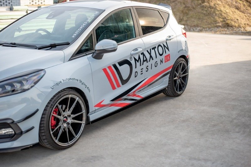Zijskirts Diffusers Ford Fiesta Mk8 ST / ST-Line V.2 Glanzend Zwart