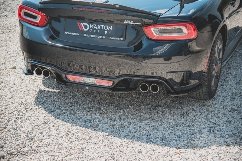 Centrale Spoiler Fiat 124 Spider Abarth Glanzend Zwart