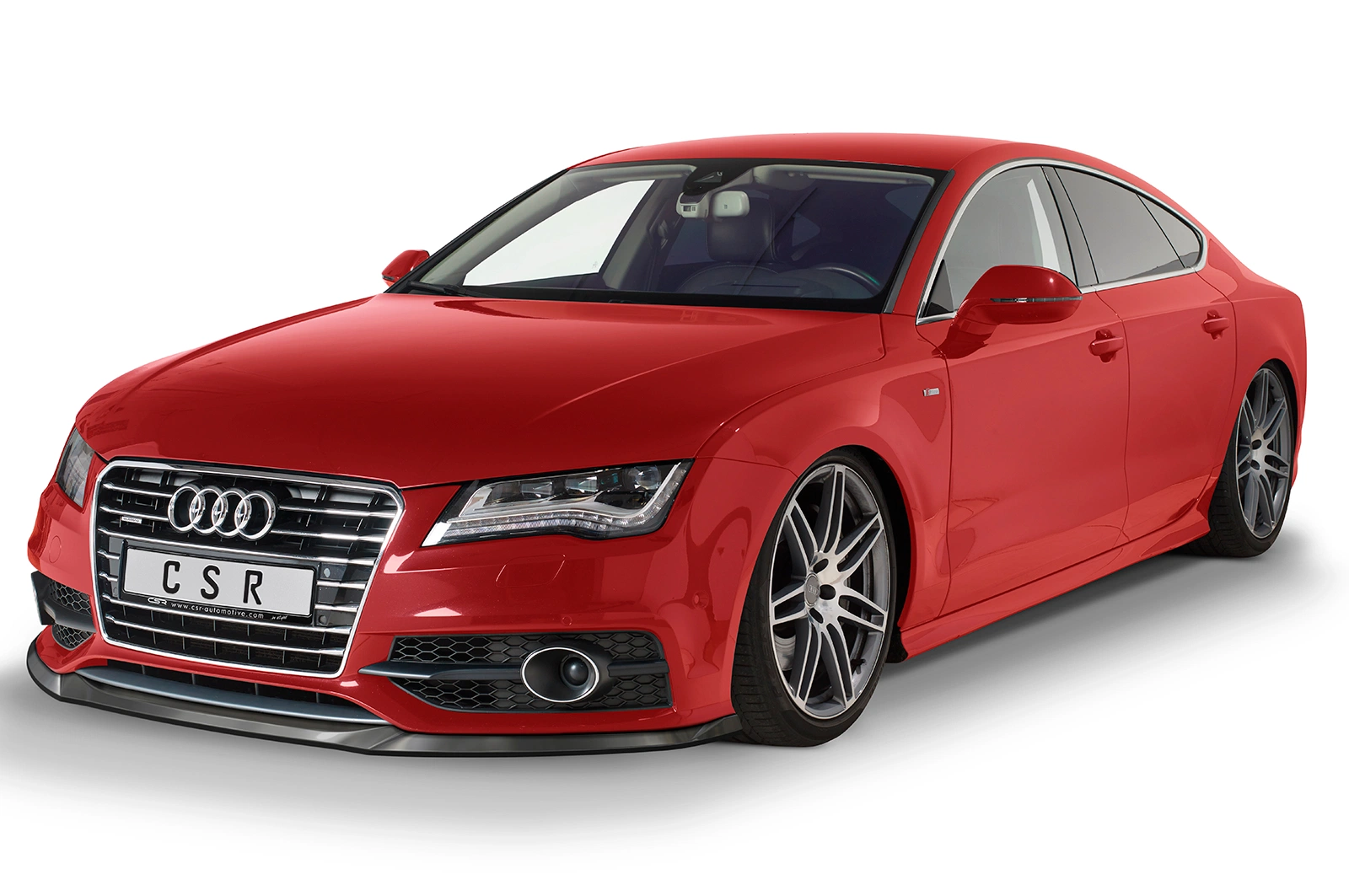 Voorspoiler Audi A7 S-Line / S7 C7 (Typ 4G) 2010-2014 (A7) / 2012-2014 (S7) Glans Zwart – CSR