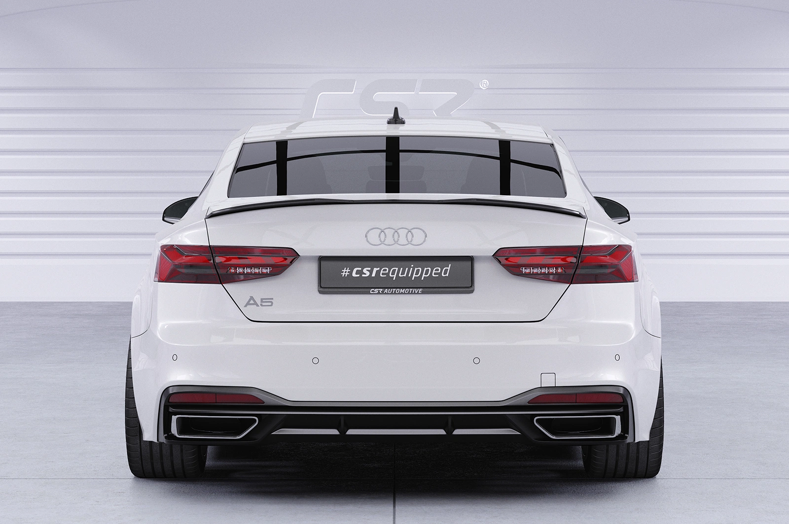 Achterspoiler Audi A5 (F5) Sportback Glans Zwart van CSR Automotive (2016-)