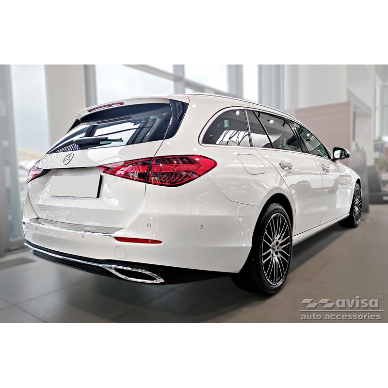 RVS Achterbumperprotector  Mercedes C-Klasse W206 Kombi 2021- 'Ribs'