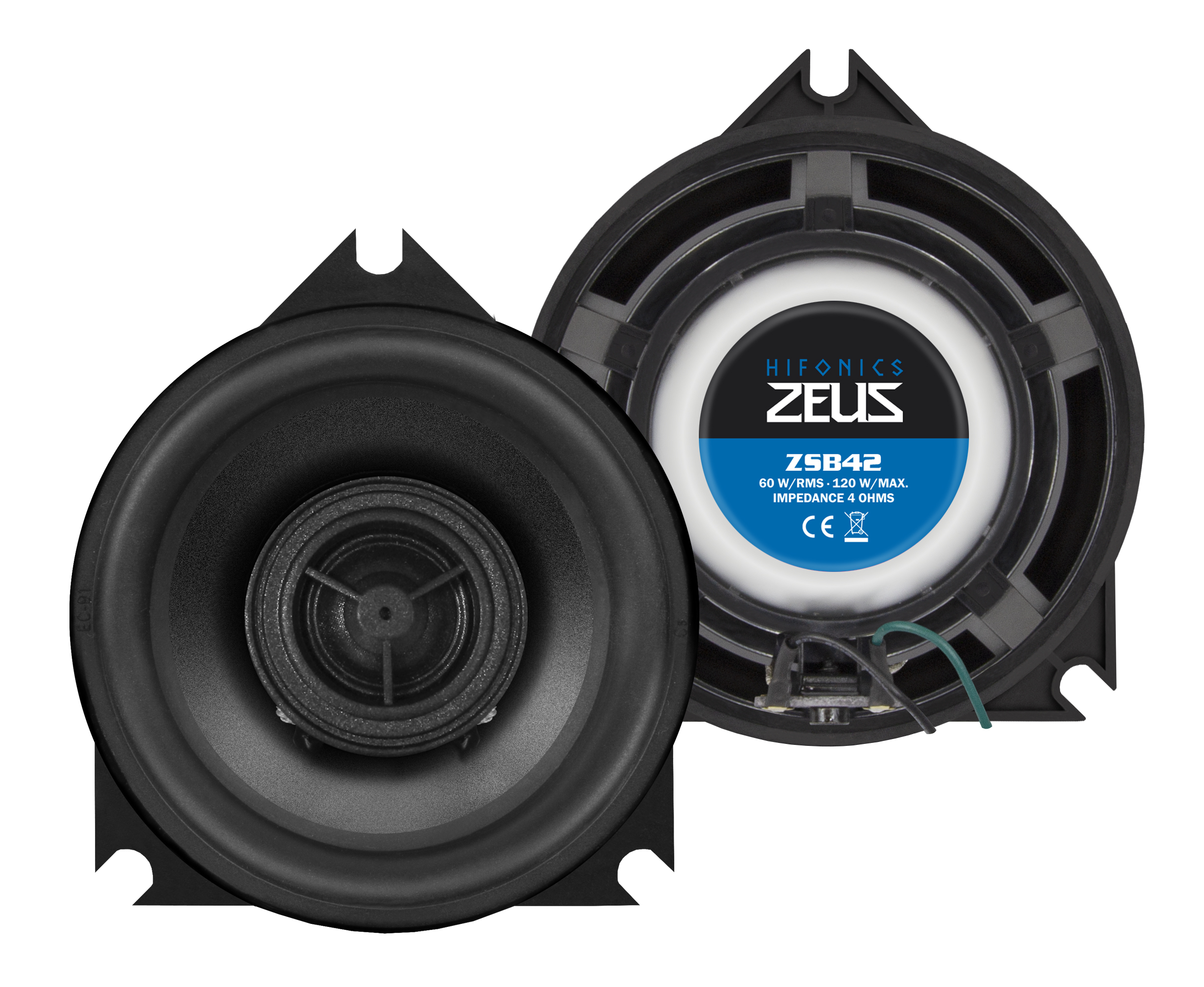 Hifonics ZEUS ZSB42 2-weg 10cm luidspreker