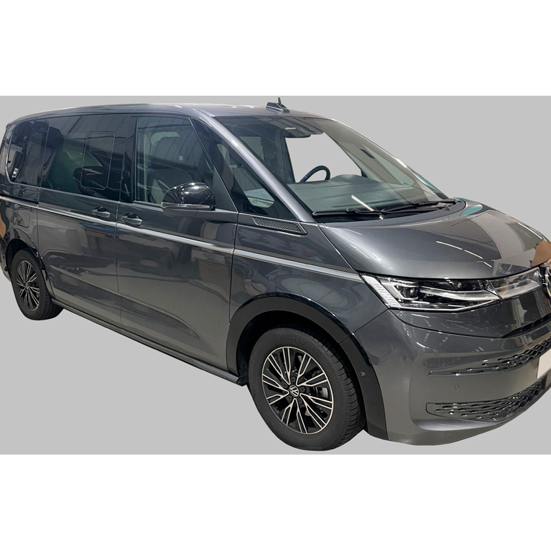 RGM Spatbordverbreders  Volkswagen T7 Multivan 2021- Korte wielbasis - Glanzend zwart (met Park Assist)