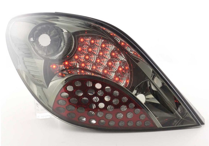 Taillights LED Peugeot 207 06- smoke