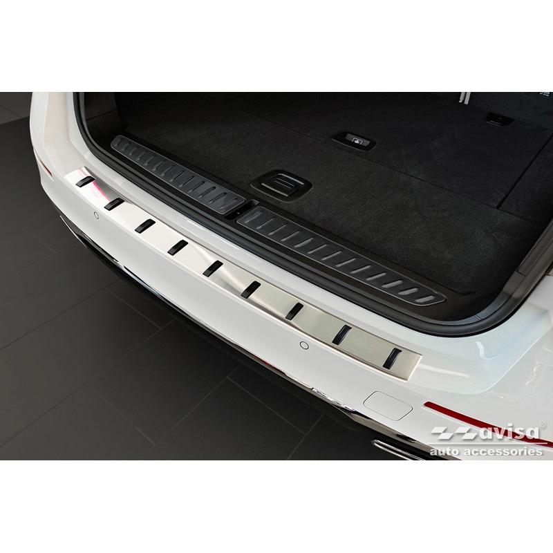 RVS Achterbumperprotector  BMW 5-Serie G31 FL Touring 2020-2024 excl. M-Sport 'STRONG EDITION'