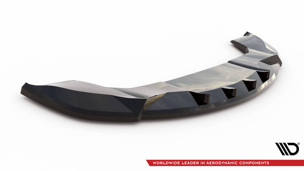 Voorspoiler Tesla Model X FL Gloss-Black V2