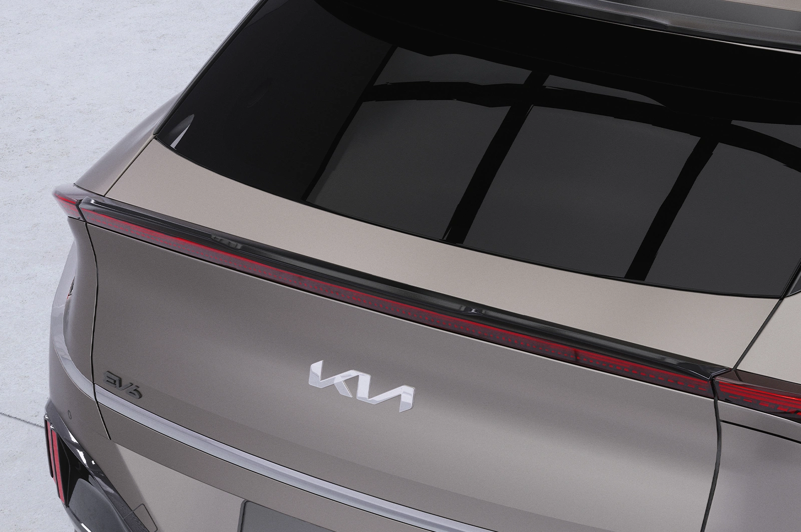 Achterspoiler Kia EV6 glans zwart