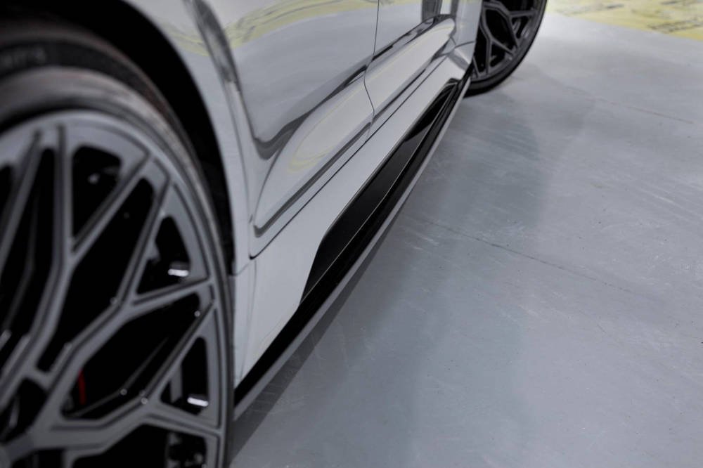 Zijskirts V.2 Audi RS6 / RS7 C8 Maxton Glanzend Zwart