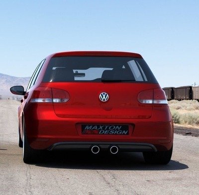 Diffuser VW Golf 5 R32 Look Voor VW Golf 6 Glans Zwart