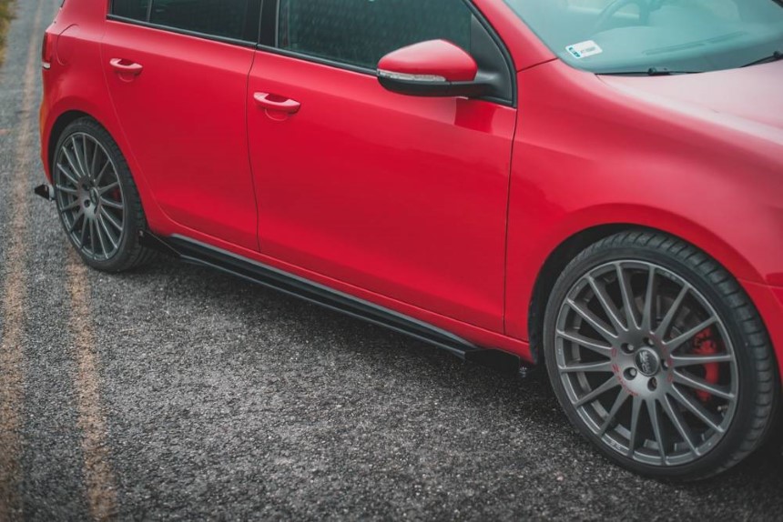 Race Zijskirts + opzetstuk VW Golf 6 GTI Maxton Design duurzaam
