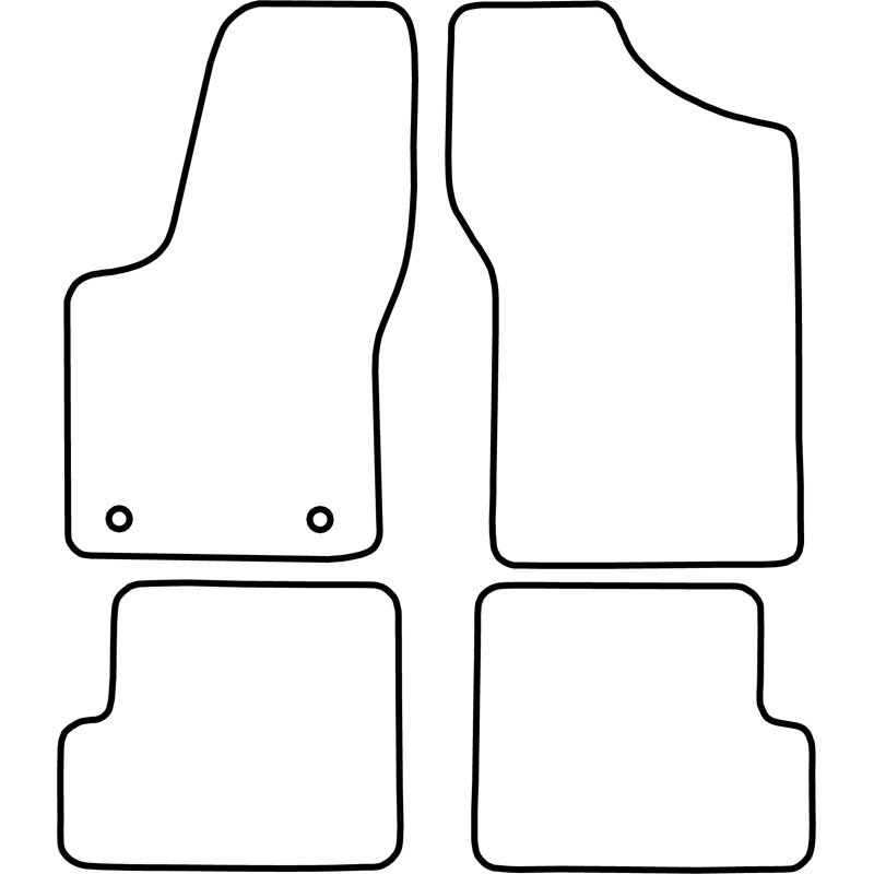 Automatten Fiat Seicento 98-