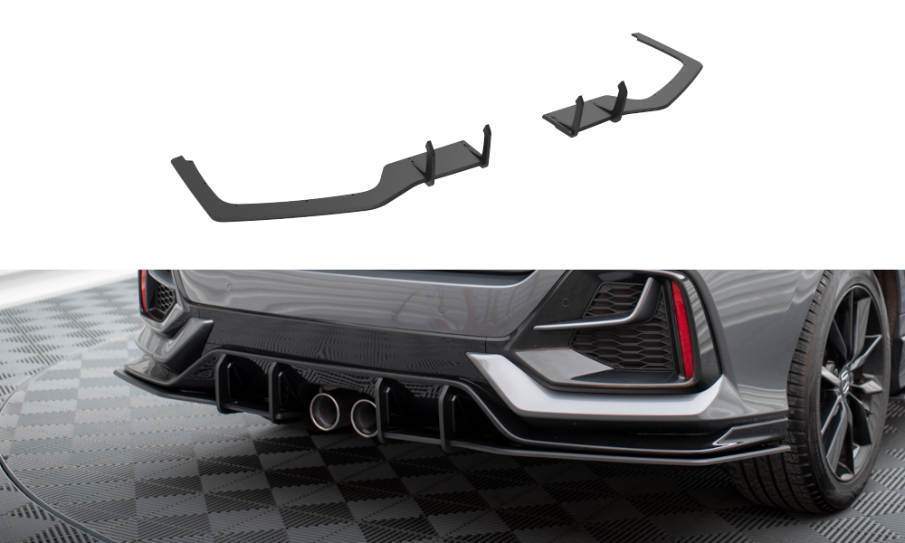 Diffuser Street Pro Honda Civic Sport 2020 - 2023 Maxton