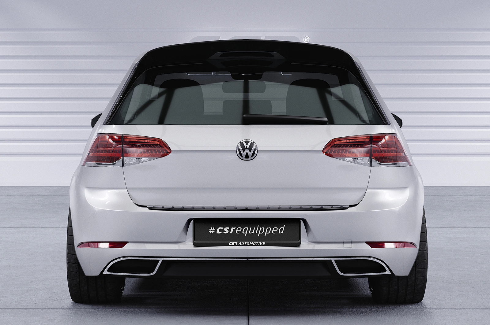 Achterspoiler VW Golf 7 (Typ AU) glans zwart 2012–2021