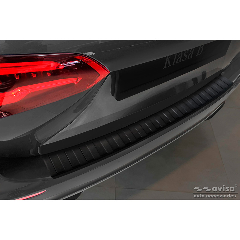 Matzwart RVS Achterbumperprotector  Mercedes B-Klasse III W247 / AMG 2018-