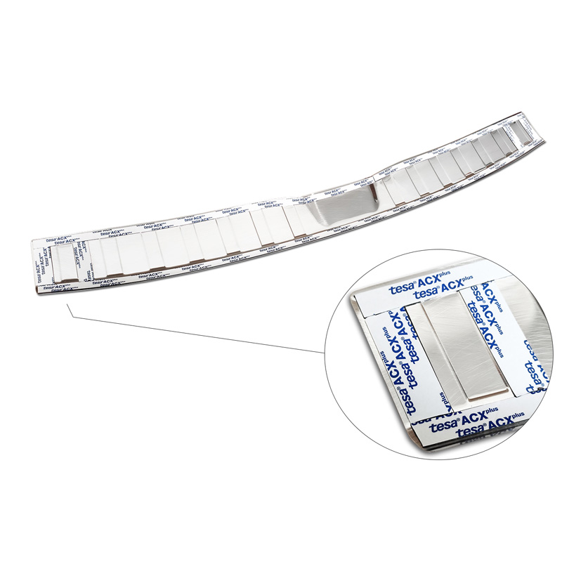 RVS Achterbumperprotector  Dacia Spring 2020- 'Ribs'
