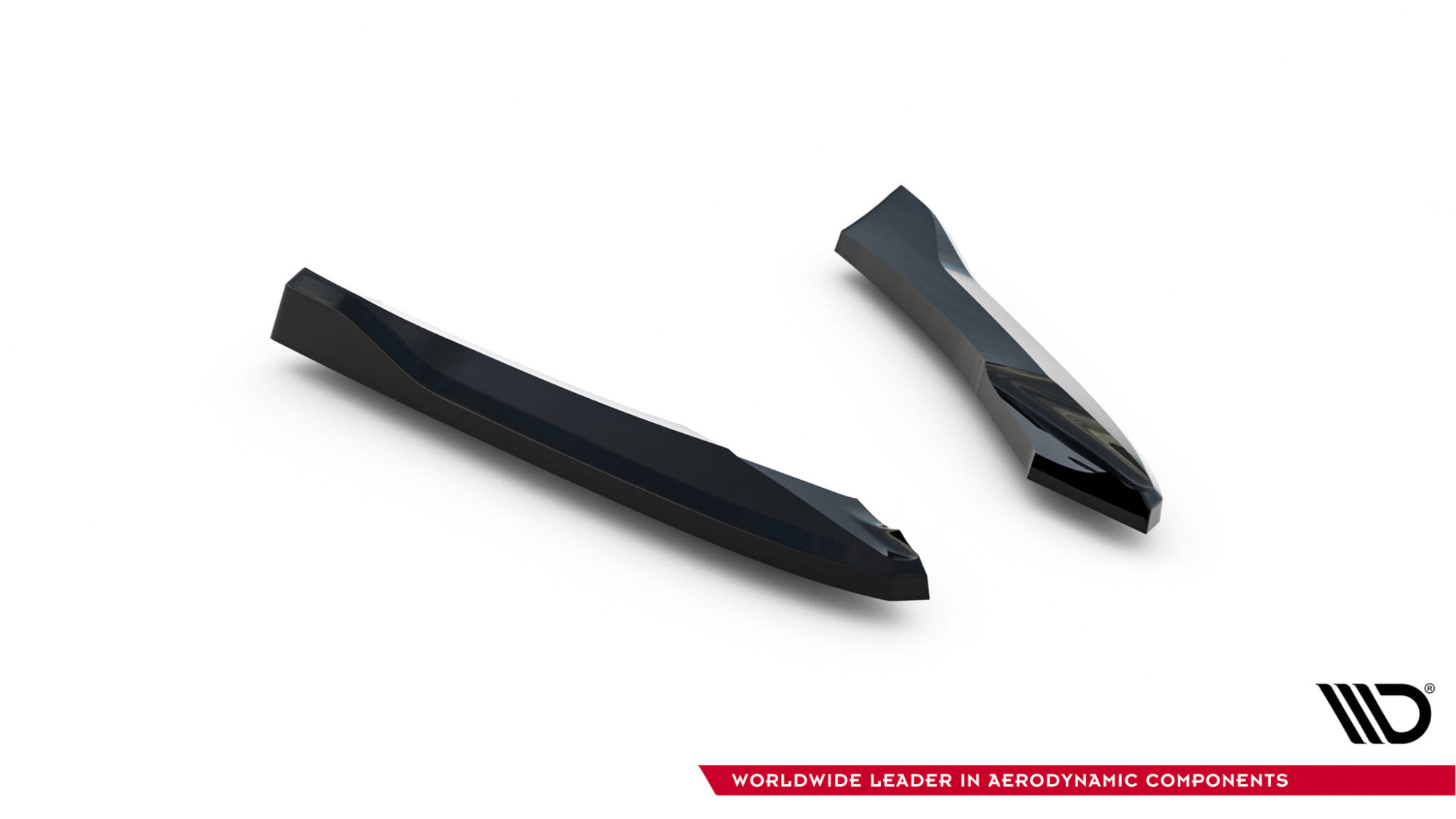 Achterzij Spoilers Audi S5 Sportback 8T Maxton Glanzend zwart