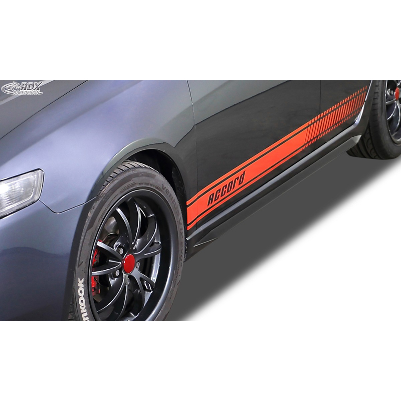 Sideskirts 'Slim'  Honda Accord Sedan/Tourer 2003-2008 (ABS zwart glanzend)