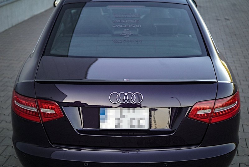 Spoilerkap Audi A6 S-Line C6 FL Sedan Glanzend Zwart Maxton