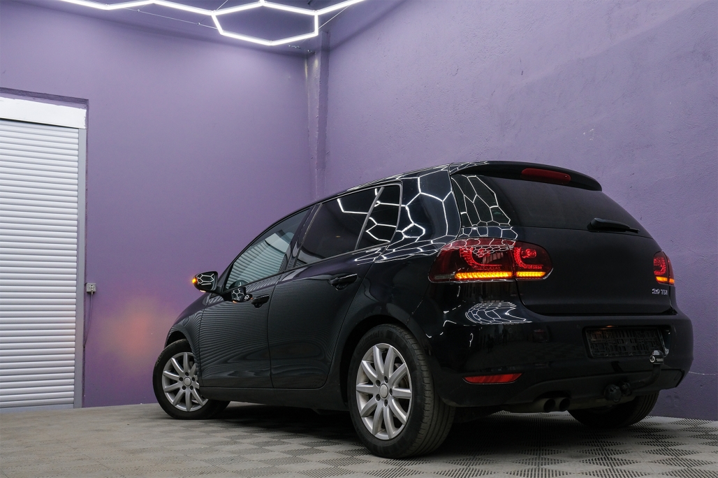 Taillights led VW Golf VI 10/08- R-look red/Smoke