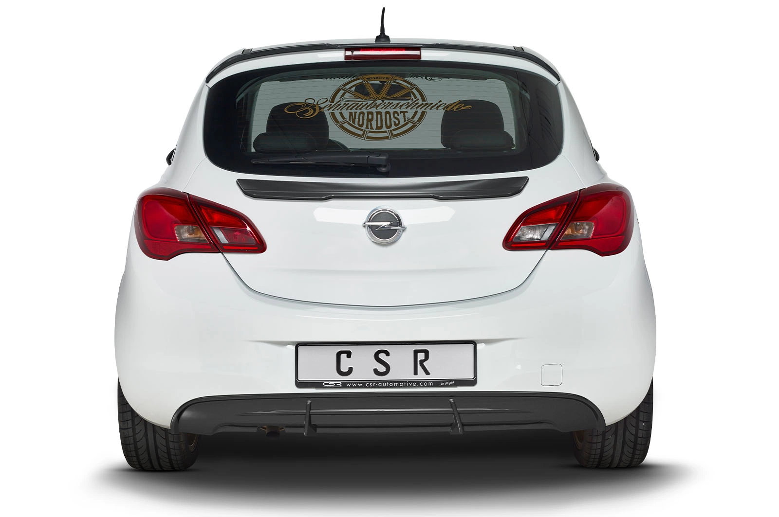 Achterspoiler Opel Corsa E Glans Zwart – CSR Automotive