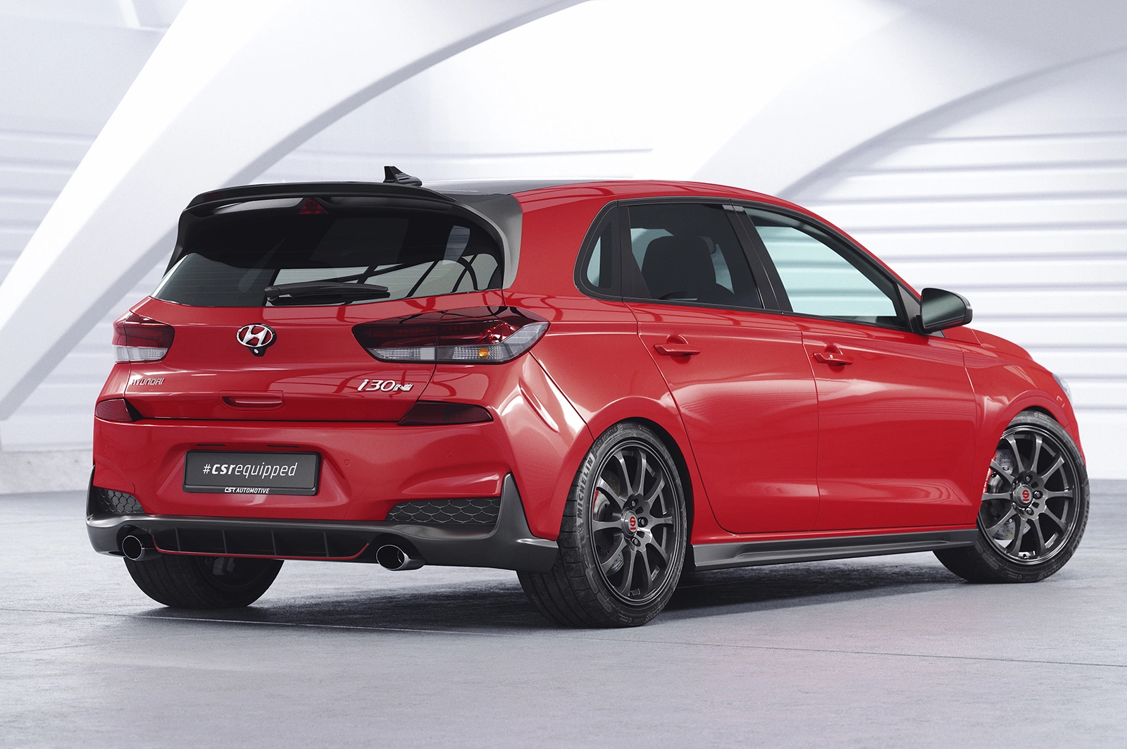 Achterspoiler voor Hyundai i30 N (PD) Glans Zwart (2017–heden) – CSR Automotive