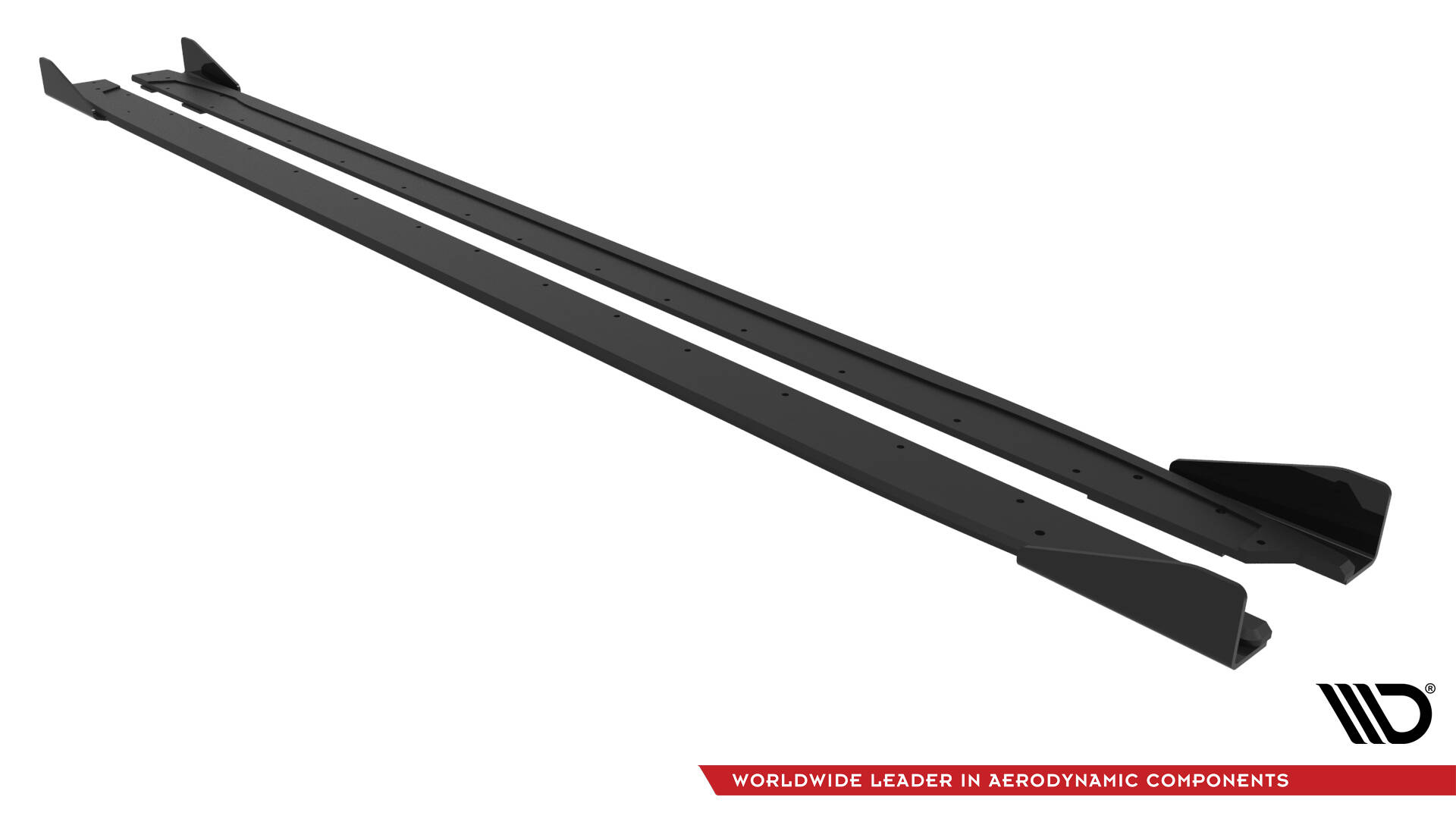 Street Pro Zijskirts + Flaps Audi S3 / A3 S-line 8Y Facelift Maxton Glanzend zwart