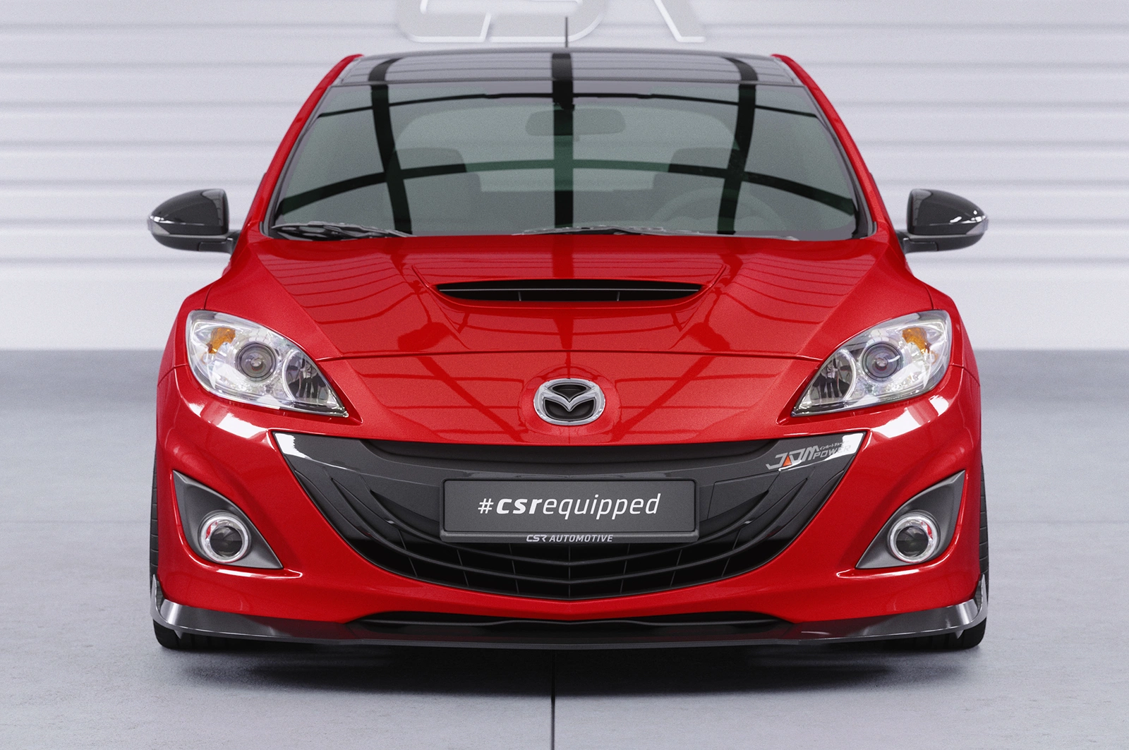 Voorspoiler Mazda 3 (Typ BL) MPS glans zwart