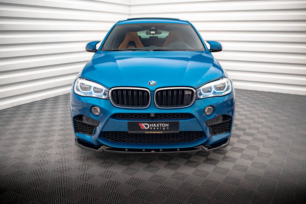 Voorspoiler V.1 BMW X5M F85 / X6M F86 Maxton Glans Zwart