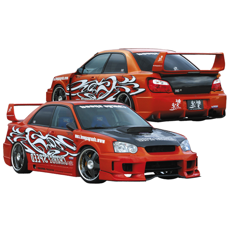 Chargespeed Breedbouwset 'Wide-Body'  Subaru Impreza GD# 'Super GT' + 3D flap
