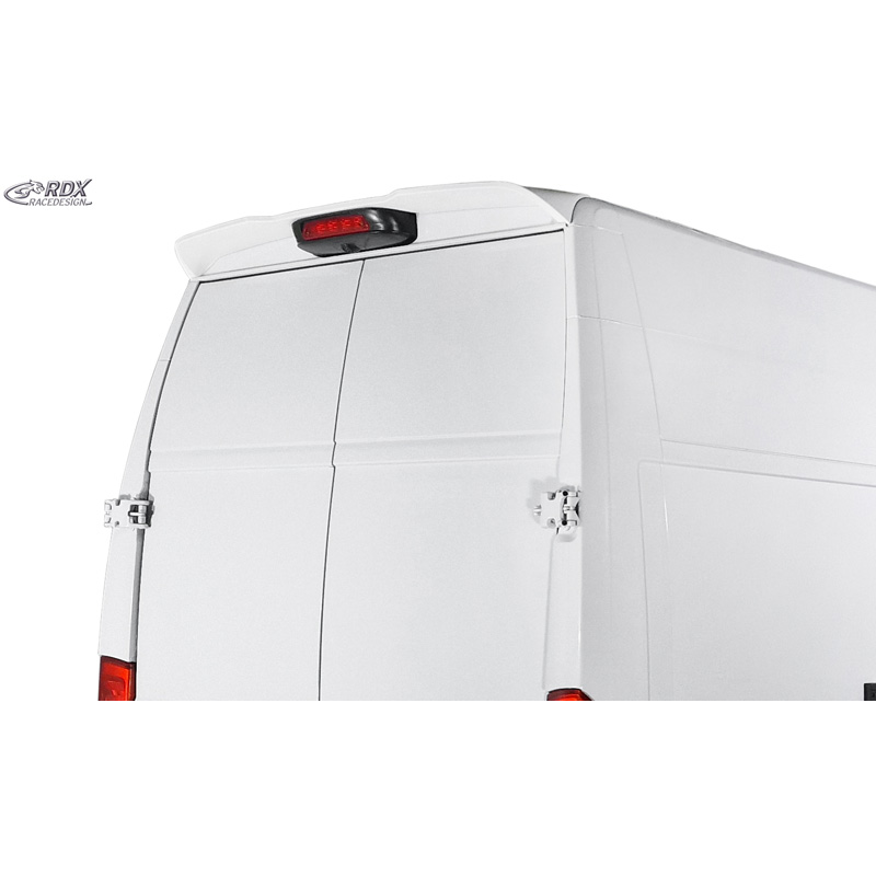 RDX Racedesign Dakspoiler  Citroën Jumper 2006- / Fiat Ducato 2006- / Peugeot Boxer 2006-  / RAM ProMaster 2014- / Opel Movano 2021- / Toyota Proace Max 2024- (H3) (PU)