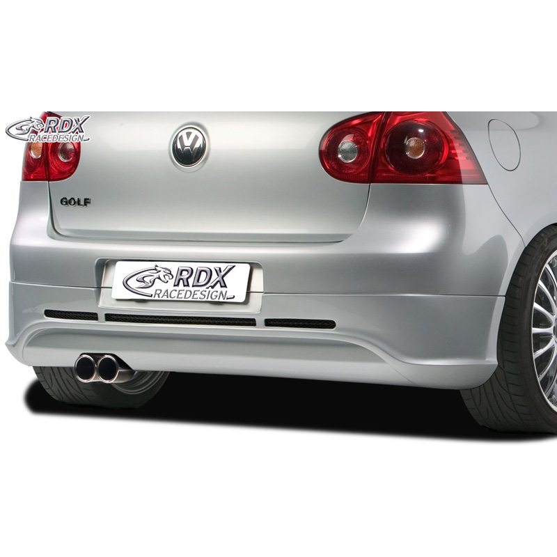 Achterskirt  Volkswagen Golf V GTI/R Hatchback 3/5-deurs 2003-2008 (uitlaat links) excl. Variant/Plus (ABS)