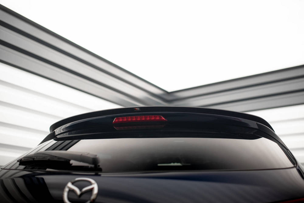 Spoiler Mazda 3 Mk3 2013 - 2016 Maxton Glans Zwart