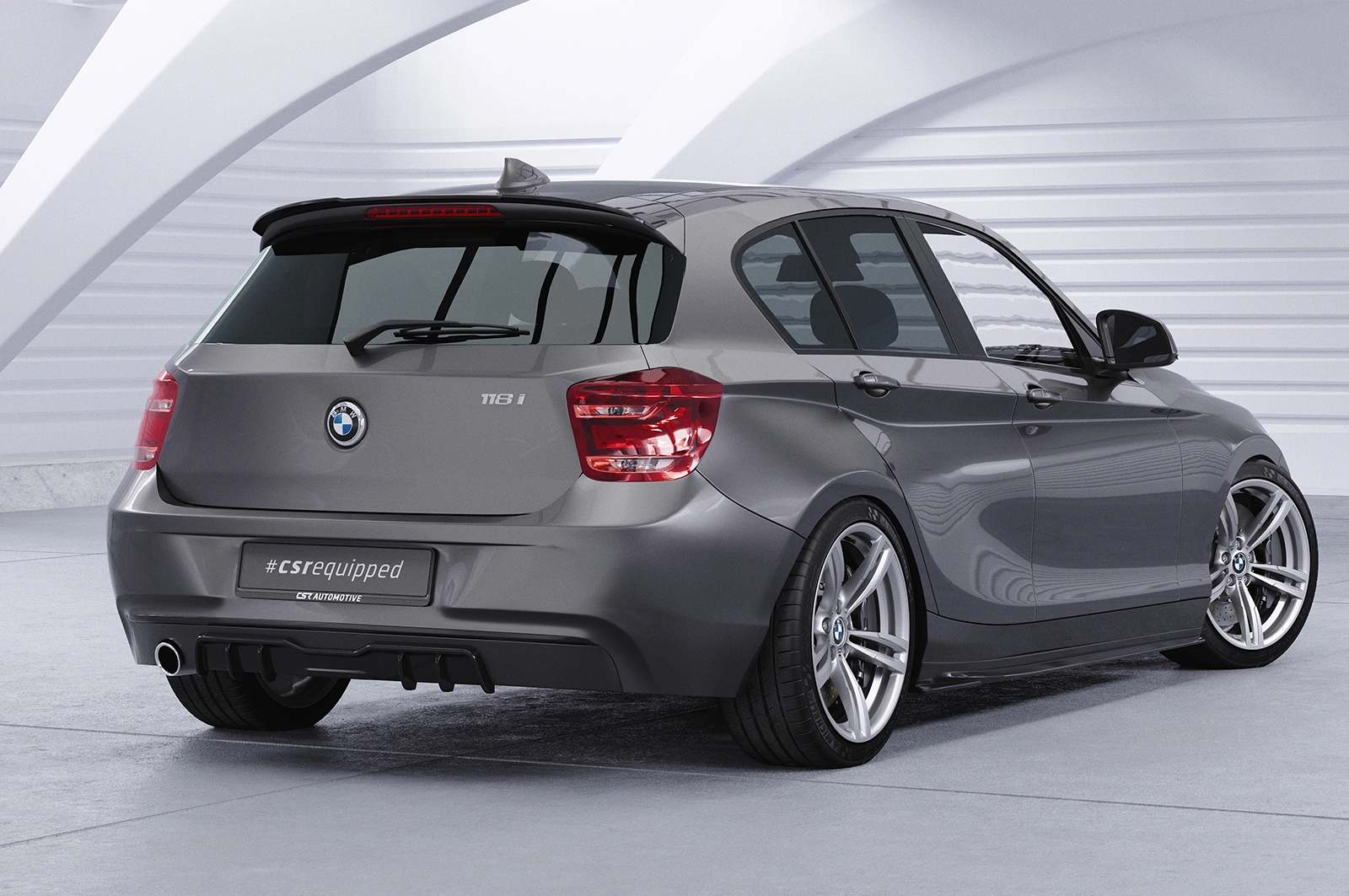 Achterspoiler BMW 1er F20/F21 Glans Zwart – CSR Automotive – 2011–2019