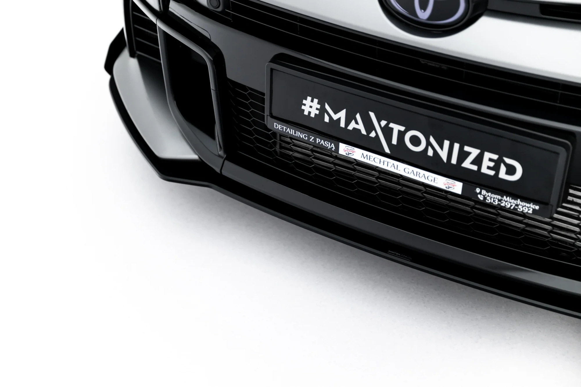Voorspoiler Toyota GR Yaris Mk4 Facelift Maxton  Street Pro Front Splitter + Flaps