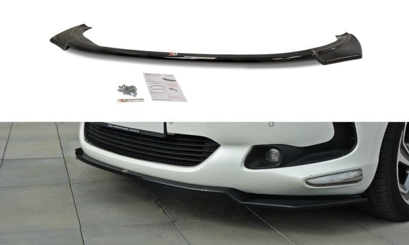 Voorspoiler Citroen DS5 Facelift V.1 Glanzend Zwart
