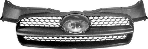 Radiator Grill ACCENT 06->> ZWART/Chroom