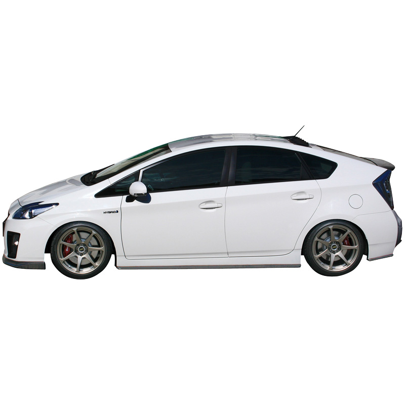 Chargespeed Sideskirts  Toyota Prius 3 Hybrid 2009- 'BottomLine' (FRP)