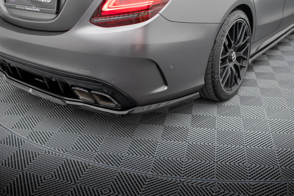 Diffuser Mercedes AMG C63 Sedan / Estate FL Maxton Glans Zwart