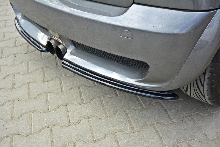 Achterzijde skirts Mini Cooper R53 Maxton Design glans zwart