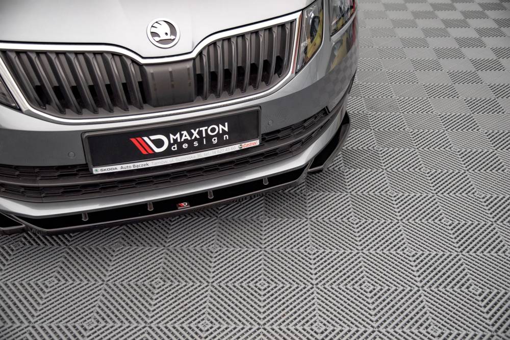 Voor splitter v2 Skoda octavia mk3 Maxton