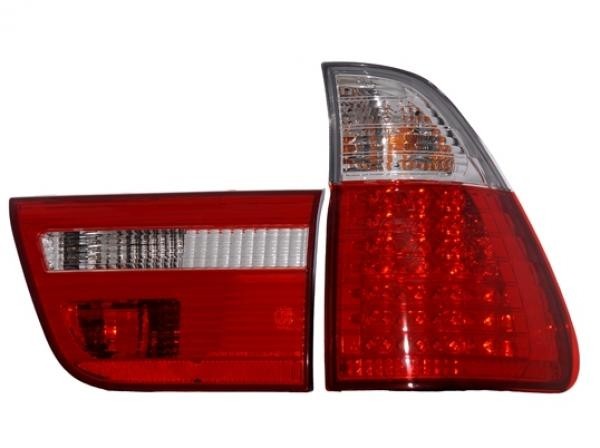 Luces traseras BMW X5 98-03 LED rojo/blanco