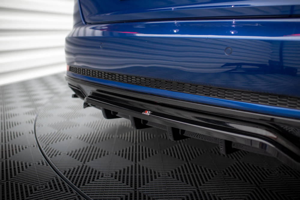 Diffuser Audi A4 Competition B9 FL Maxton Glans Zwart