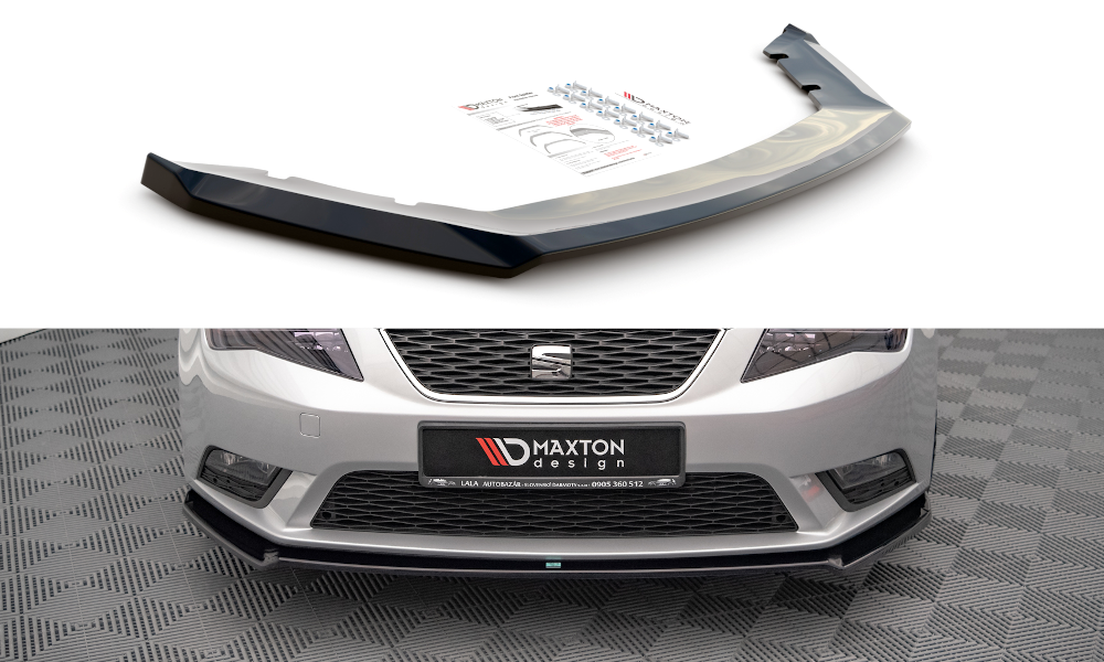 Voor splitter V2 Seat Leon Hatch Mk3 Maxton