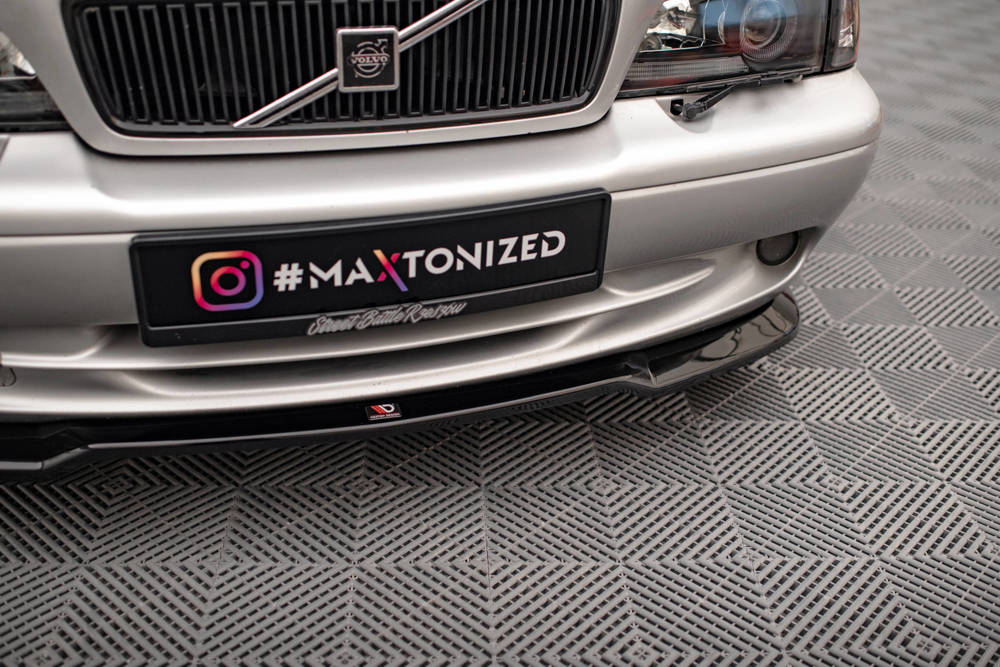 Voorspoiler V.2 Volvo C70 MK1 Maxton Glans Zwart