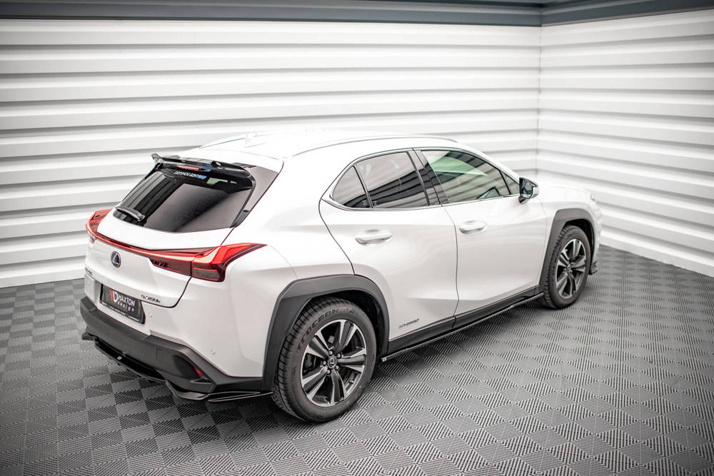 Zijskirts Lexus UX MK1 Maxton Glans Zwart