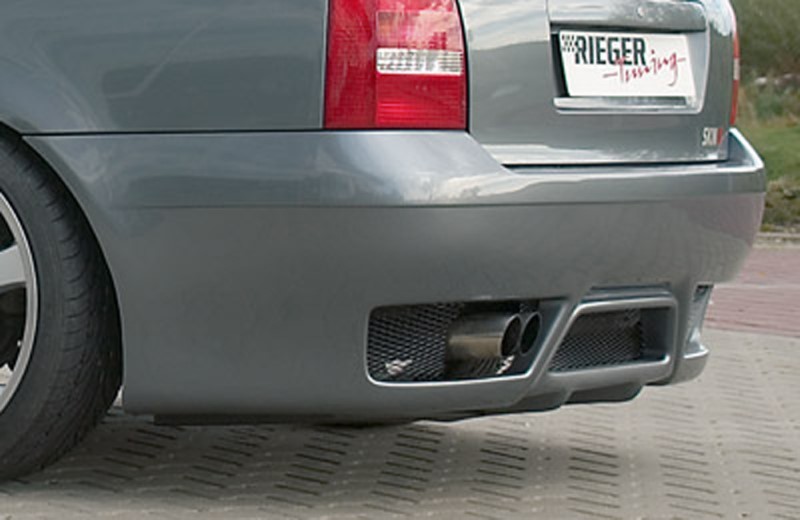 Achterbumper Audi A4 B5 zonder zijdelingse intakes zonder PDC ni