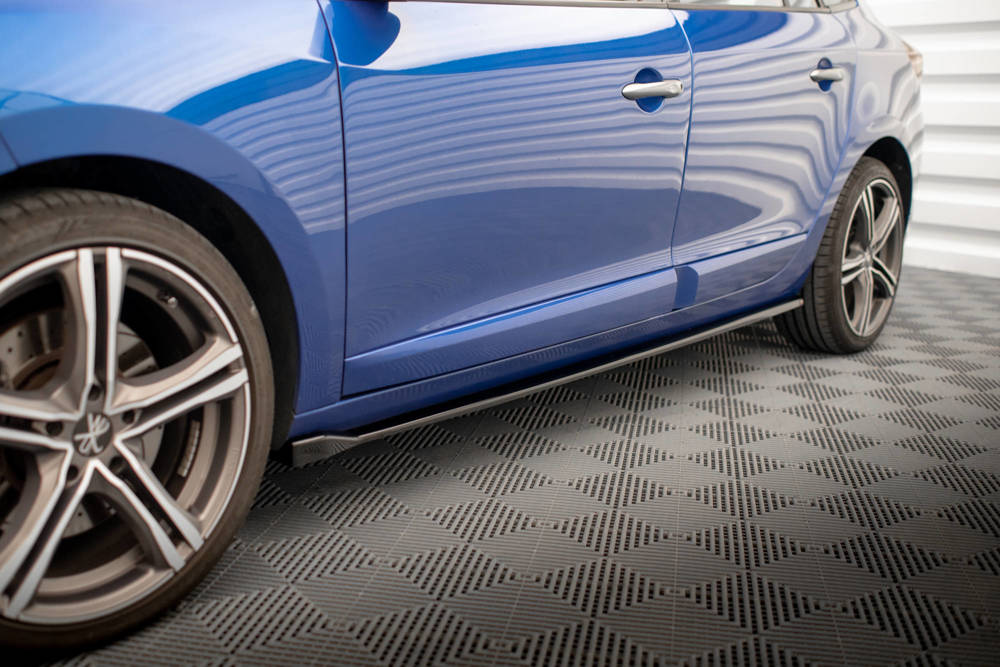 Zijskirts Renault Megane GT Line Grandtour FL Maxton Glans Zwart